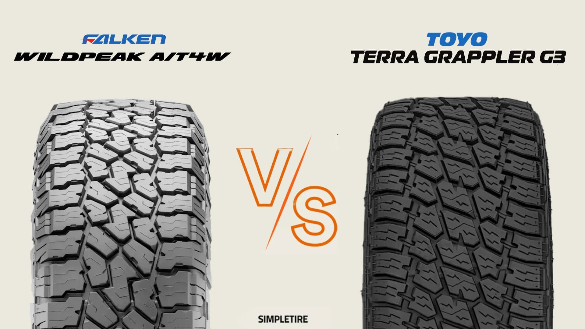 Falken Wildpeak A/T4W vs Nitto Terra Grappler G2 tires