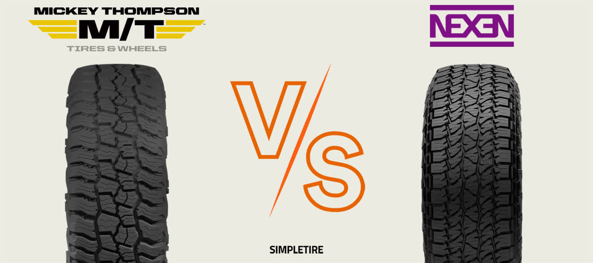 Mickey Thompson Baja Boss A/T vs Nexen Roadian ATX tires