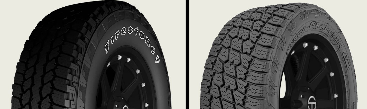 Firestone Destination A/T2 vs Nitto Terra Grappler G2 tires