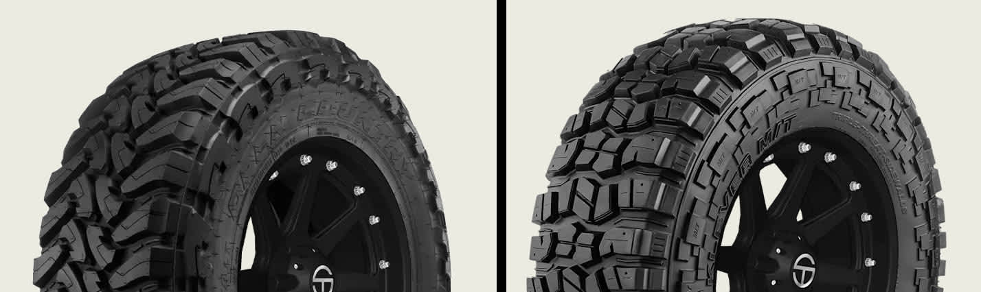 Toyo Open Country M/T vs Kenda Klever M/T2 (KR629) tires side-by-side