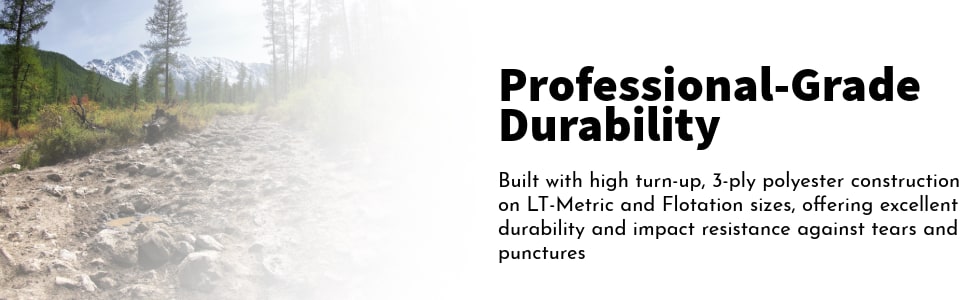 Toyo Open Country R/T tires Professional grade durability