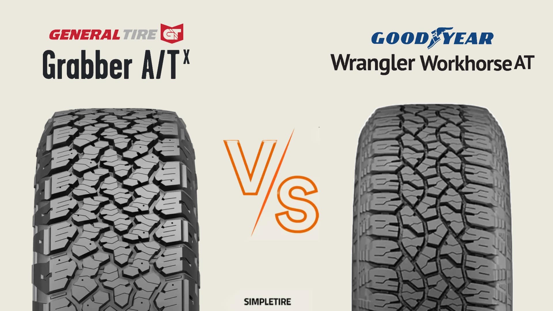 General Grabber A/TX vs Goodyear Wrangler Workhorse AT tires