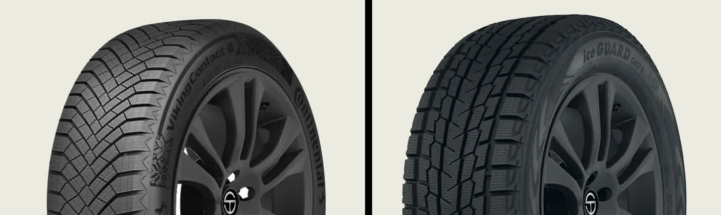 Continental VikingContact 8 vs Yokohama iceGUARD G075 tires