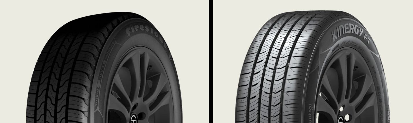 Firestone All-Season vs Hankook Kinergy PT (H737) tires