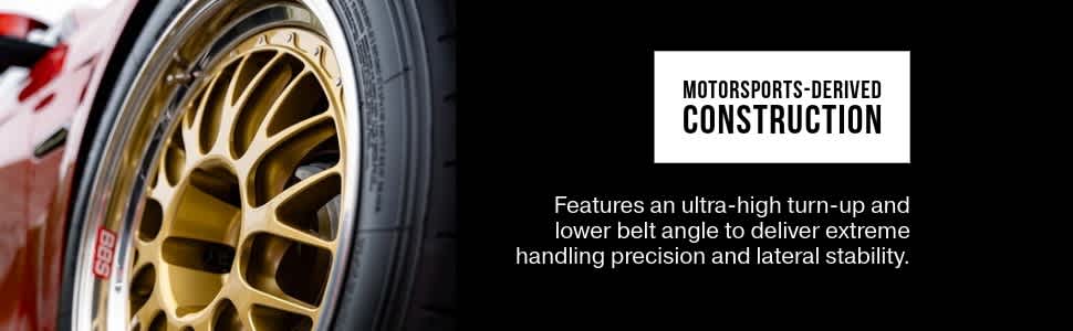 Yokohama Advan A052 tires motorsports-derived construction