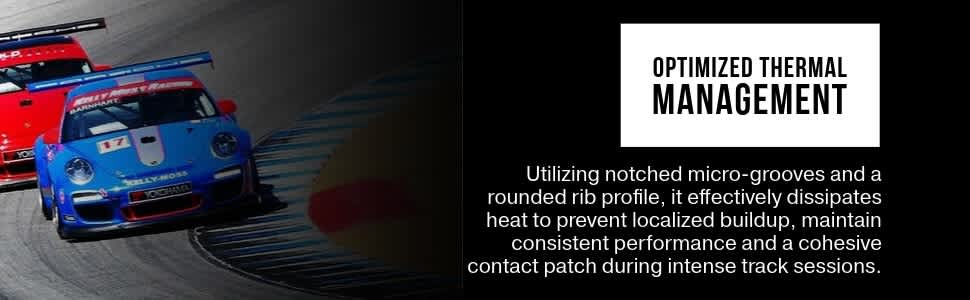Yokohama Advan A052 tires optimized thermal management