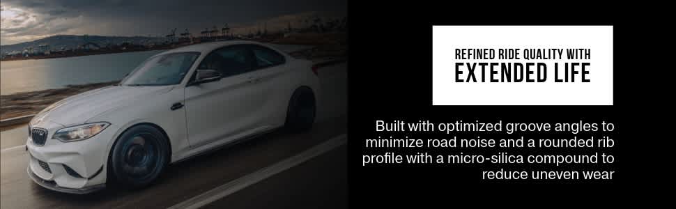 Yokohama Advan Apex V601 tires Refined ride quality with extended life