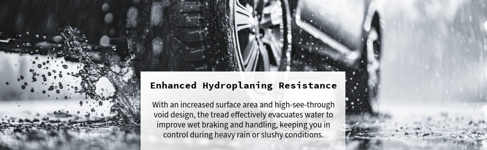 Firestone Destination A/T2 tires Enhanced Hydroplaning Resistance