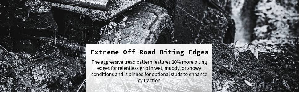 Firestone Destination M/T2 tires Extreme off-road biting edges