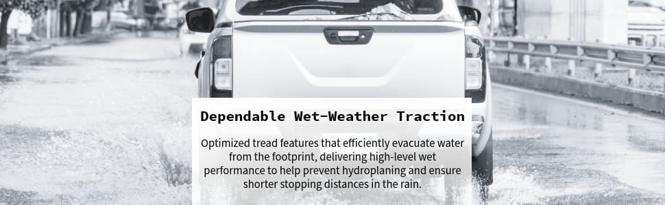 Firestone Transforce HT3 tires Dependable wet-weather traction