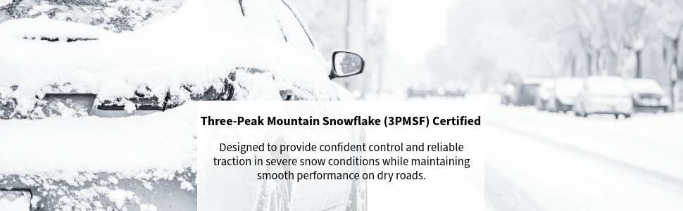 Firestone Weathergrip tires Three Peak Mountain Snowflake certified