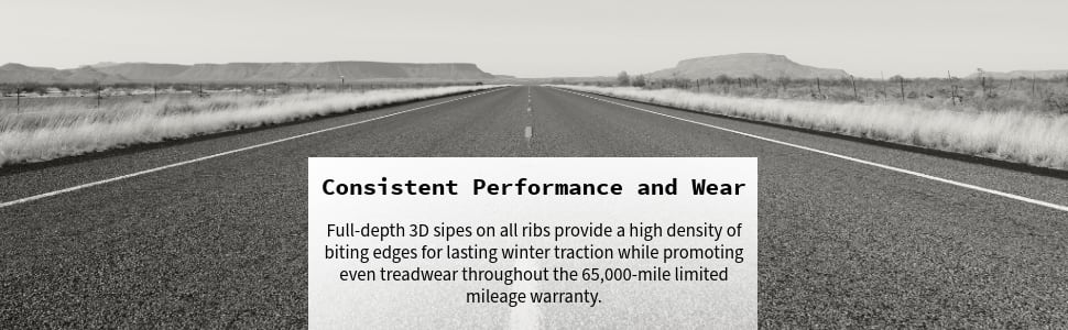 Firestone Weathergrip tires Consistent performance and wear
