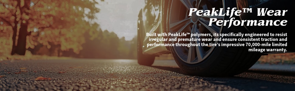 Bridgestone Alenza Prestige tires PeakLife Wear Performance