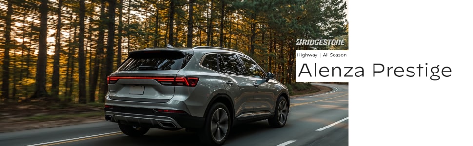 Bridgestone Alenza Prestige tires footer