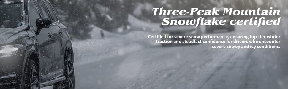Bridgestone Dueler A/T Ascent tires Three Peak Mountain Snowflake certified