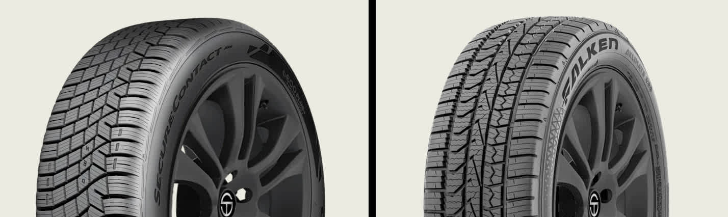 Continental SecureContact AW vs Falken Aklimate tires