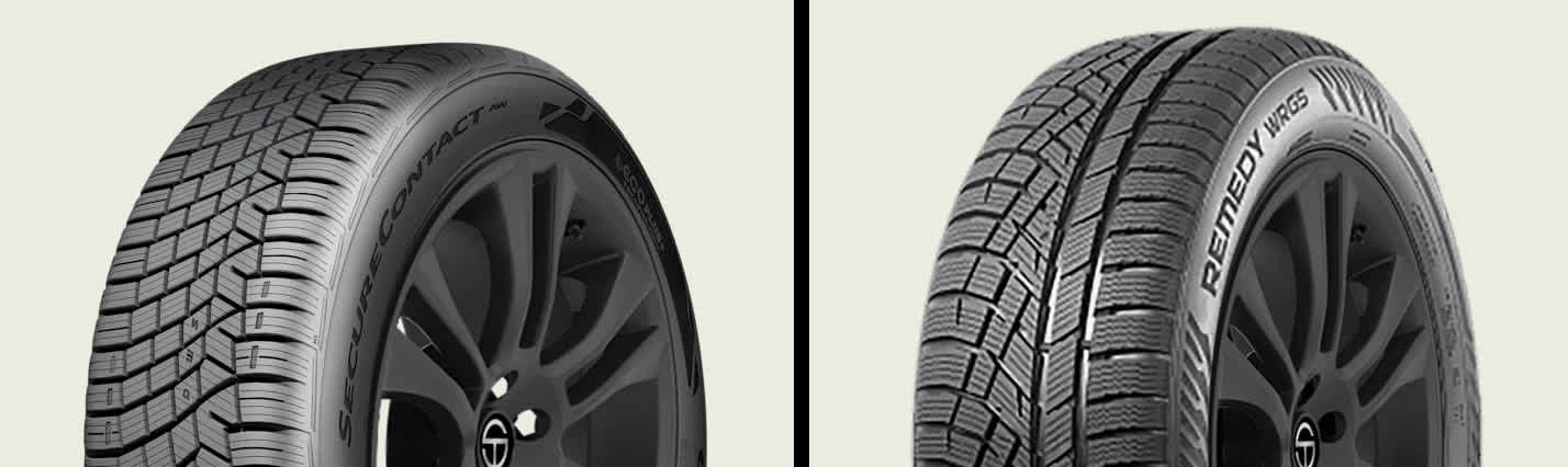 Continental SecureContact AW vs Nokian Remedy WRG5 tires