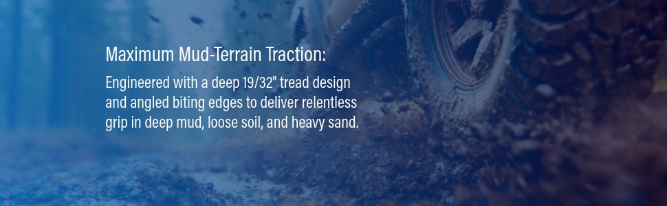 Celimo Prevail M/T tires Maximum mud-terrain traction