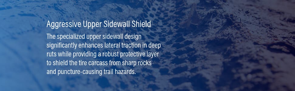 Celimo Prevail M/T tires Aggressive upper sidewall shield