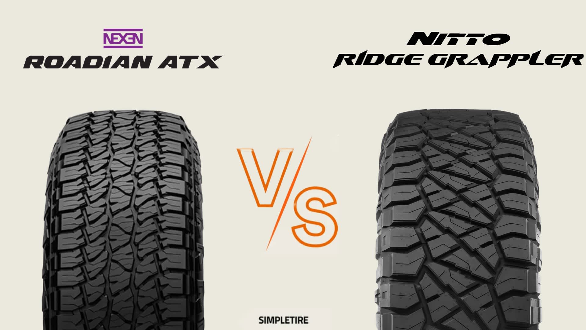 Nexen Roadian ATX vs Nitto Ridge Grappler tires