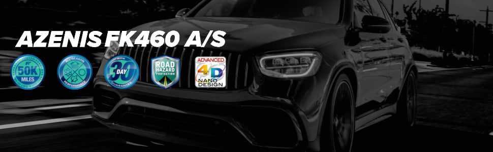 Falken Azenis FK460 A/S tires footer