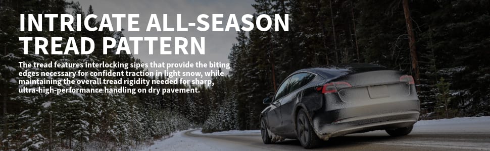 Falken Azenis FK460 A/S Silent Core tires Intricate All-Season Tread Pattern