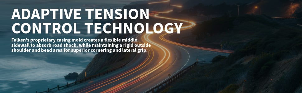 Falken Azenis FK510 tires Adaptive Tension Control Technology