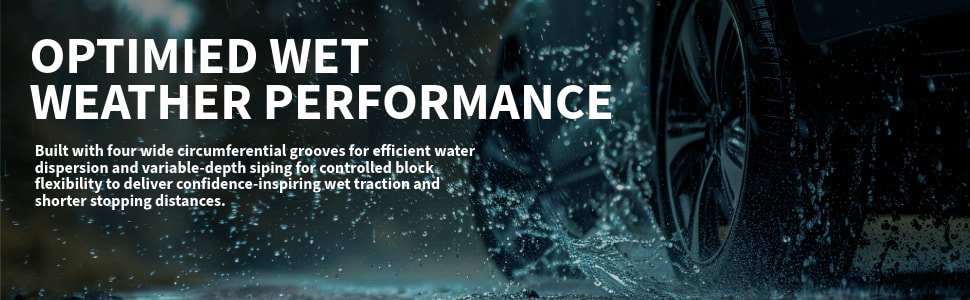 Falken Azenis FK510 tires Optimized Wet Performance