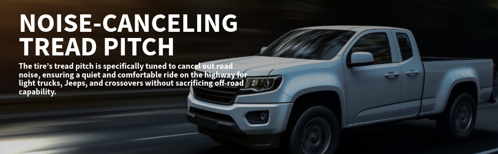 Falken Wildpeak A/T3W tires Noise canceling tread pitch