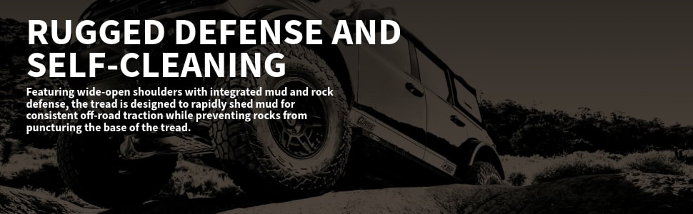 Falken Wildpeak R/T01 tires Rugged defense and self-cleaning