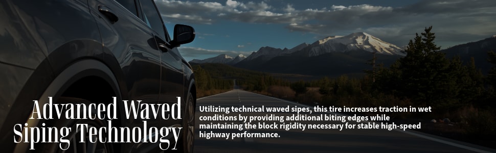 Nitto Dura Grappler tires Advanced Waved siping technology