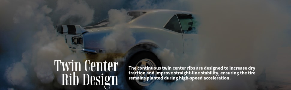 Nitto NT555 G2 tires Tread center rib design