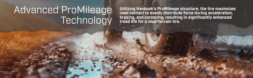 Hankook Dynapro MT2 (RT05) tires Advanced ProMileage Technology