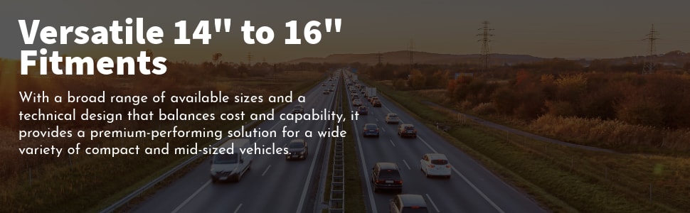 Lexani LXTR-203 tires Versatile 14" to 16" fitments