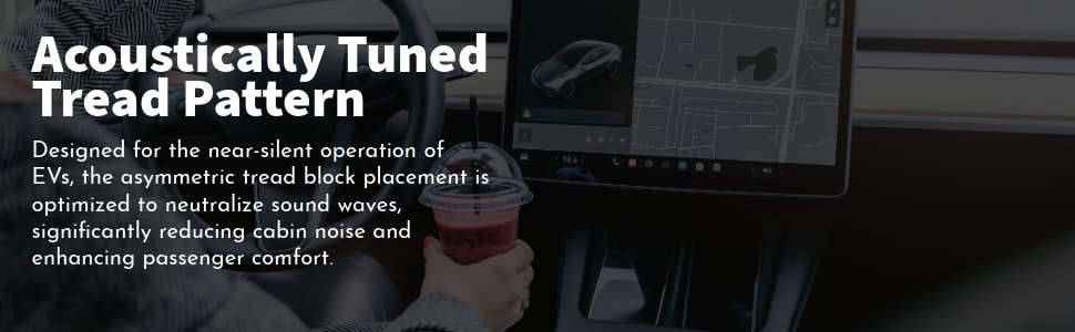 Lexani Volt EC tires Acoustically Tuned tread pattern