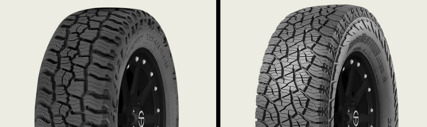 Mickey Thompson Baja Boss A/T vs Kumho Road Venture AT52 tires
