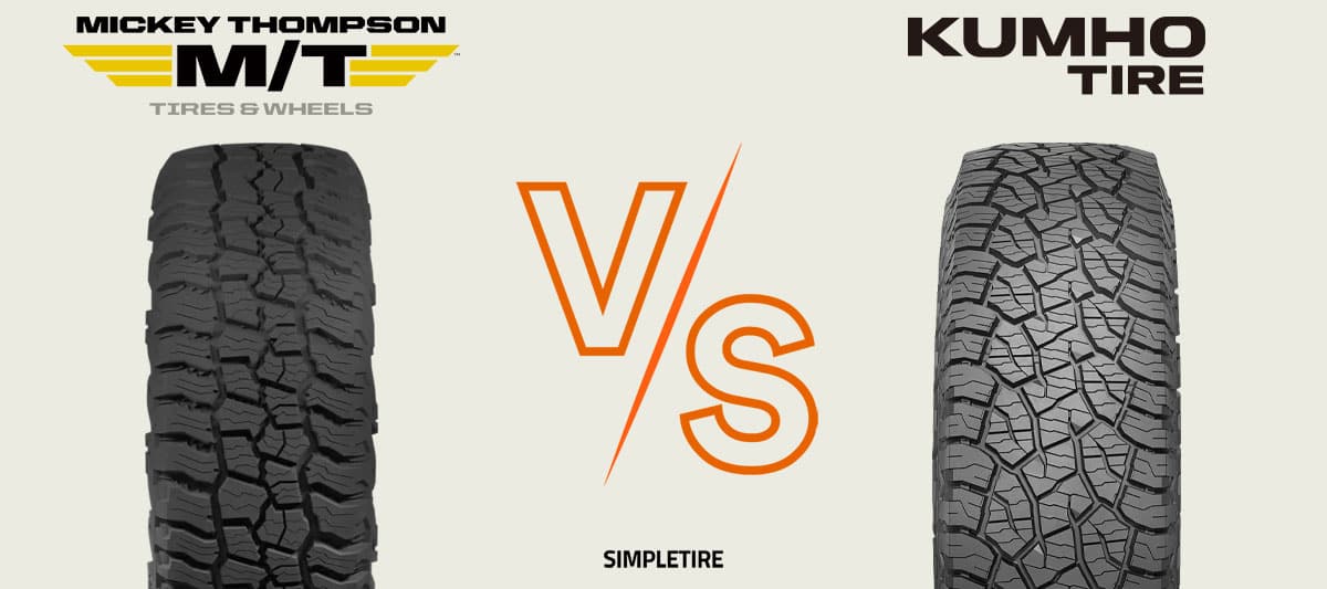 Mickey Thompson Baja Boss A/T vs Kumho Road Venture AT52 tires