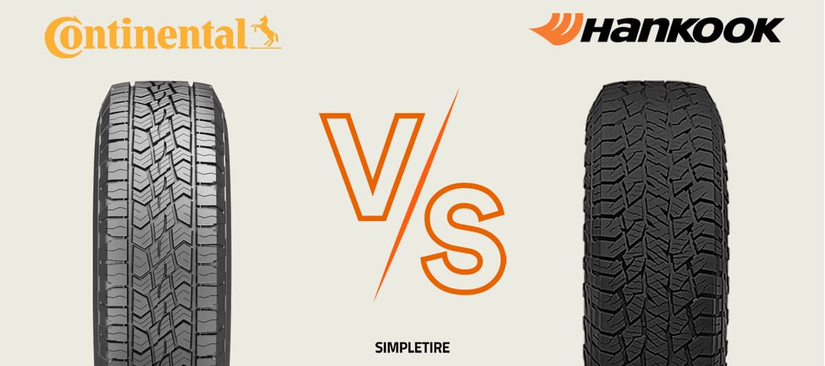 Continental TerrainContact A/T vs Hankook Dynapro AT2 Xtreme (RF12) tires