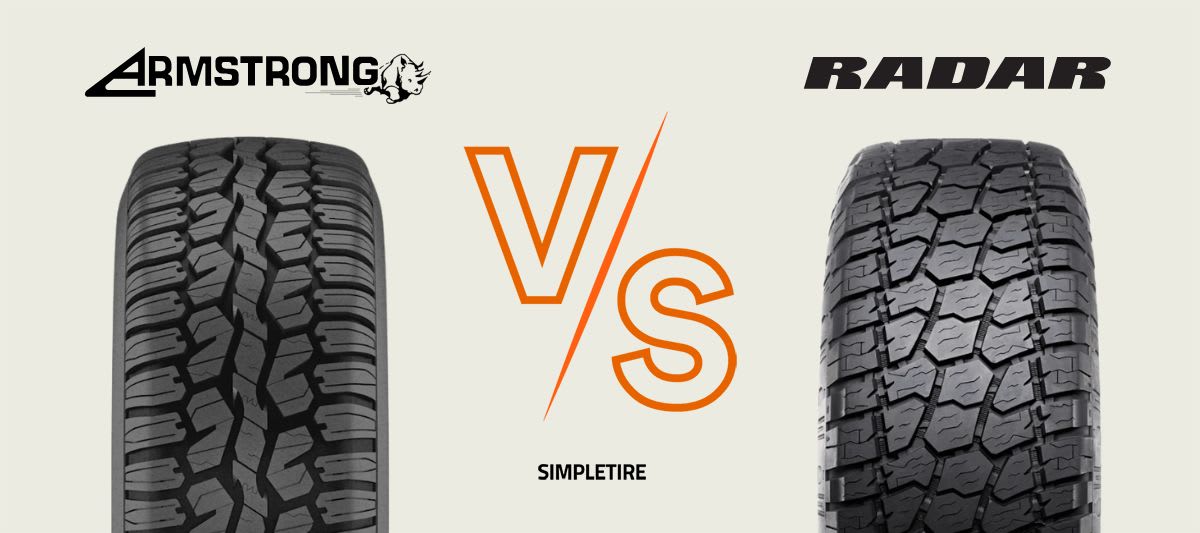 Armstrong Tru-Trac AT vs Radar Renegade A/T5 tires