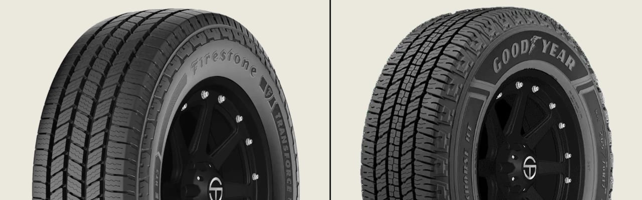 Firestone Transforce HT3 vs Goodyear Wrangler Workhorse HT tires