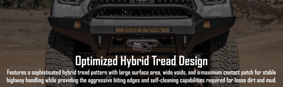 Mickey Thompson Baja Legend EXP tires Optimized Hybrid tread design