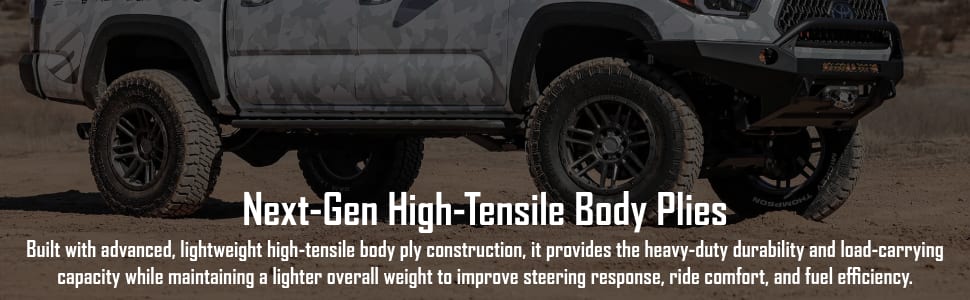 Mickey Thompson Baja Legend EXP tires Next-Gen High-Tensile Body Plies