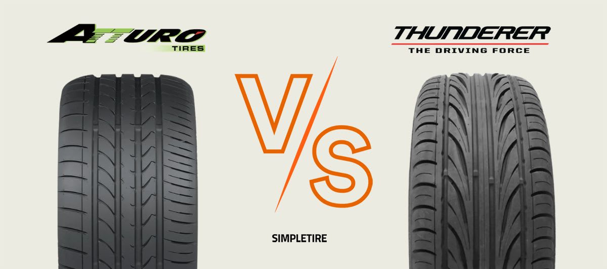 Atturo AZ850 vs Thunderer Mach III R702 tires