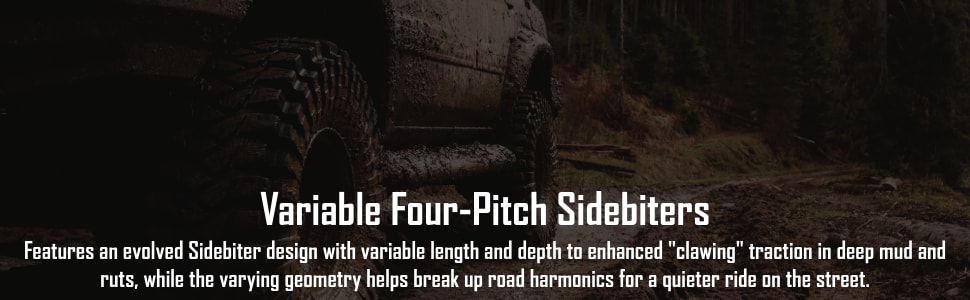 Mickey Thompson Baja Legend MTZ tires Variable Four-Pitch Sidebiters