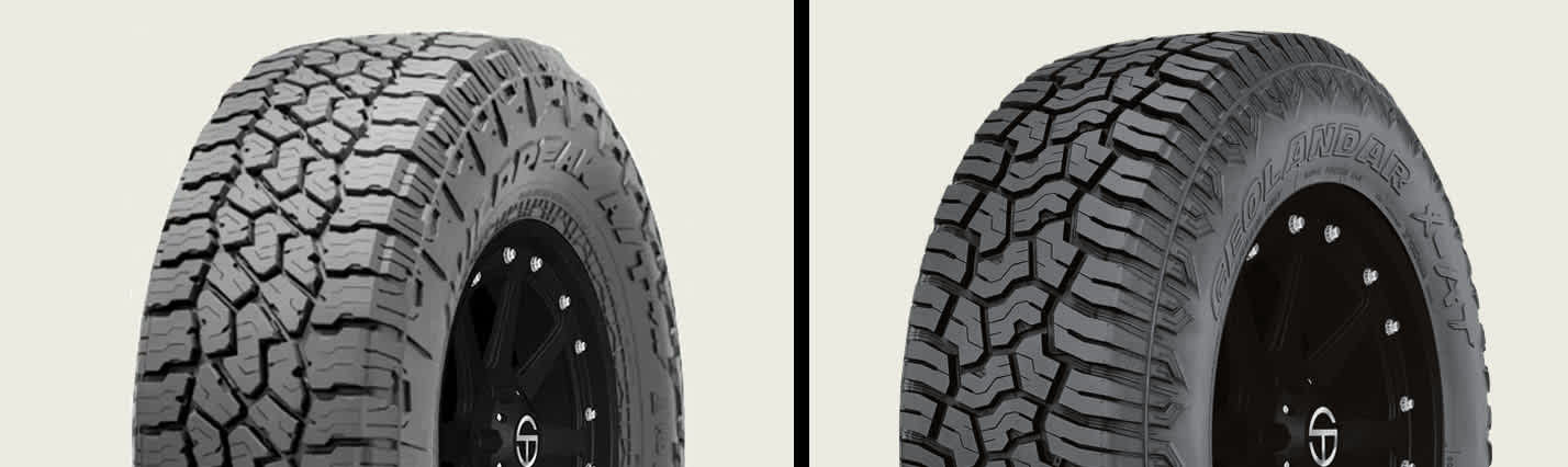 Falken Wildpeak A/T4W vs Yokohama Geolandar X-AT tires