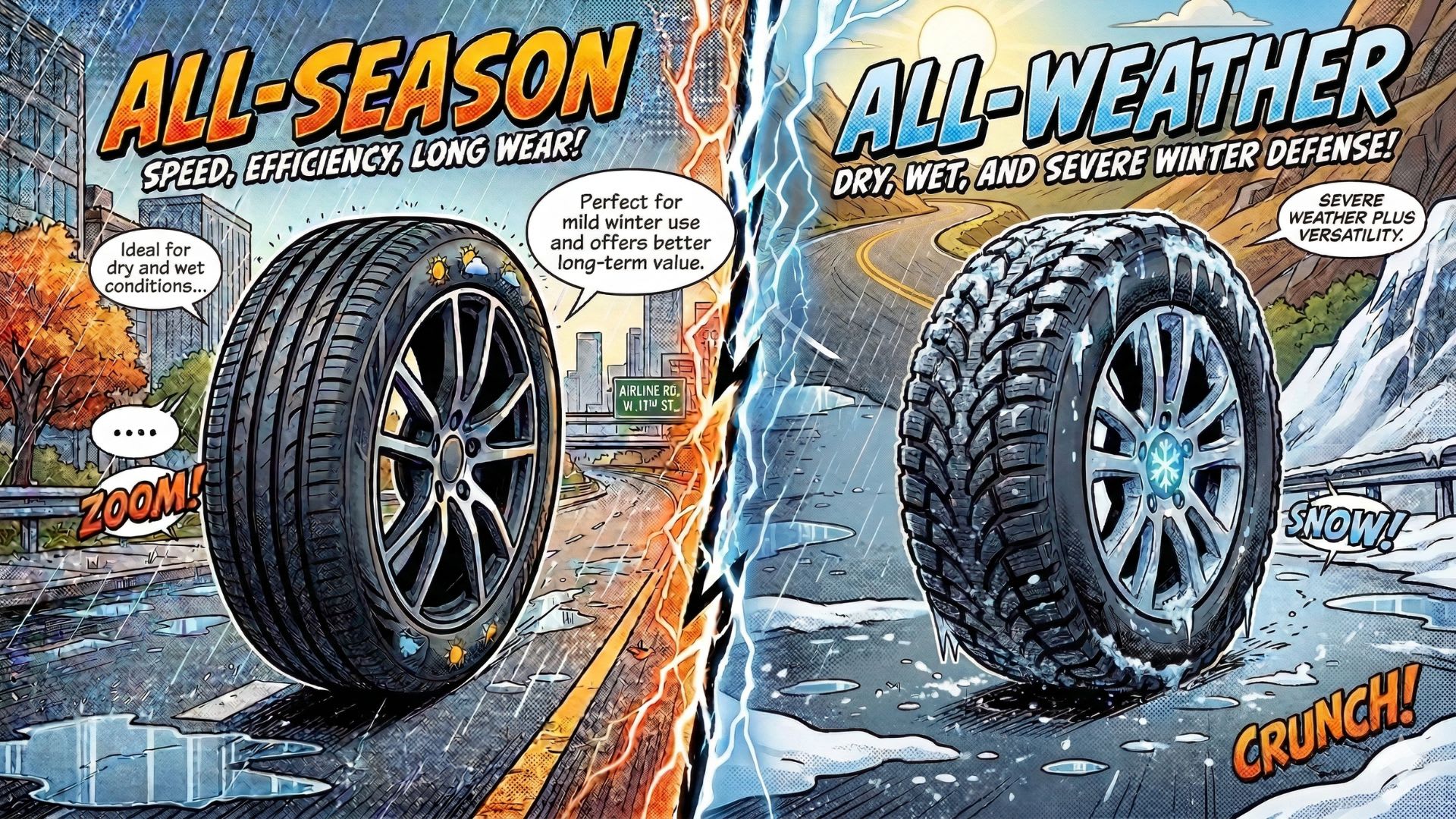 All-season vs All-Weather tires