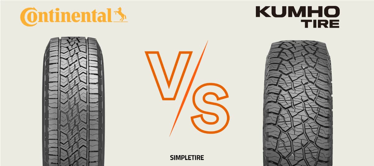 Continental TerrainContact A/T vs Kumho Road Venture AT52 tires