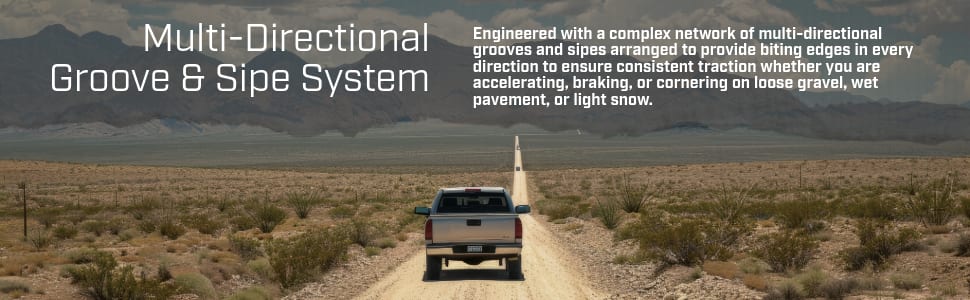 Hankook Dynapro AT2 (RF11) tires Multi-Directional Groove & Sipe System