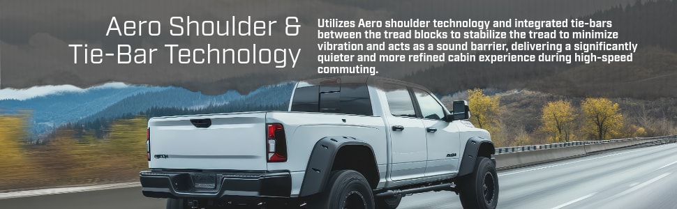 Hankook Dynapro AT2 (RF11) tires Aero Shoulder & Tie-Bar Technology