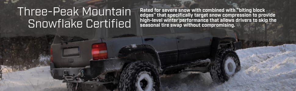 Hankook Dynapro AT2 (RF11) tires Three Peak Mountian Snowflake Certified